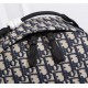 DIOR DiorTravel Backpack Blue Dior Oblique Jacquard