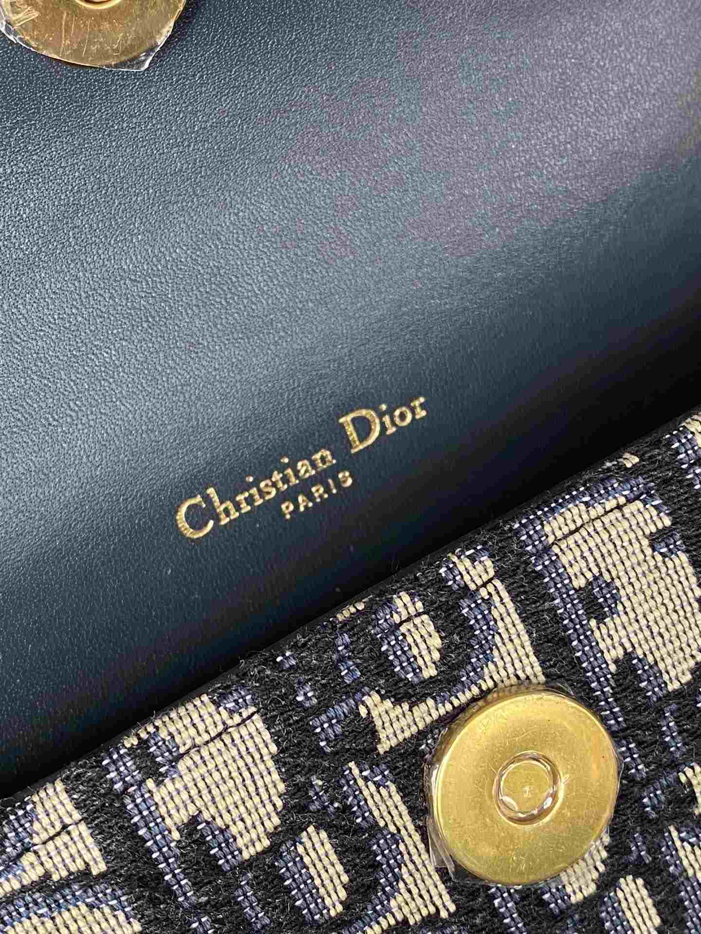 DIOR Saddle Belt Pouch Blue Dior Oblique Jacquard