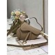 DIOR Saddle Bag  with Strap Sand-Colored