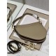 DIOR Saddle Bag  with Strap Sand-Colored