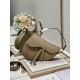 DIOR Saddle Bag  with Strap Sand-Colored