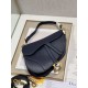 DIOR Saddle Bag  with Strap Indigo Blue