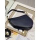 DIOR Saddle Bag  with Strap Indigo Blue