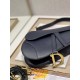 DIOR Saddle Bag  with Strap Indigo Blue