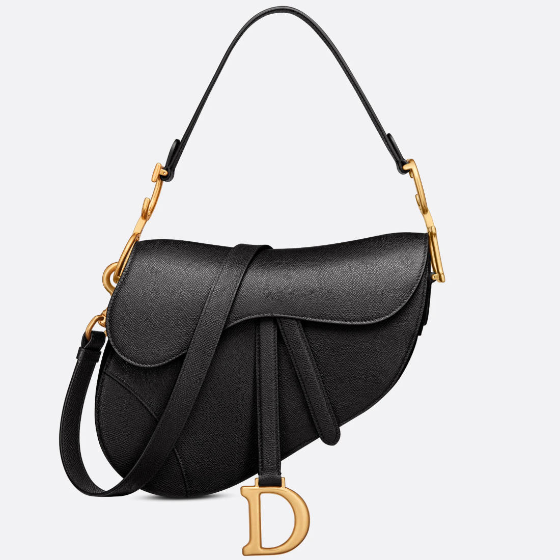 DIOR Saddle Bag  with Strap Black