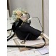 DIOR Saddle Bag  with Strap Black