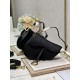 DIOR Saddle Bag  with Strap Black