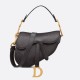 DIOR Mini Saddle Bag with Strap Black