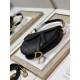 DIOR Mini Saddle Bag with Strap Black