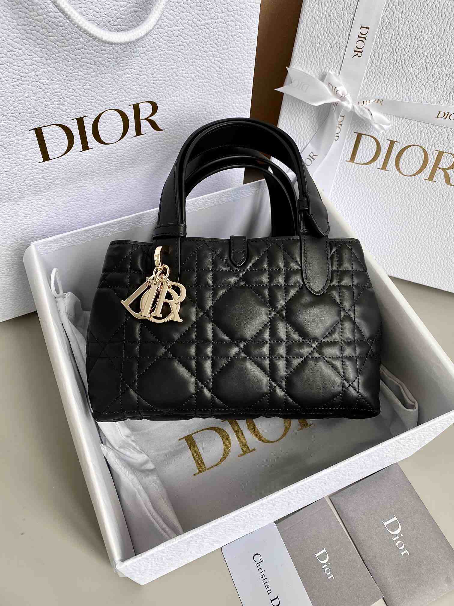 DIOR Small Dior Toujours Bag Black