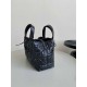 DIOR Medium Dior Toujours Bag Black Macrocannage