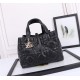 DIOR Medium Dior Toujours Bag Black & Gold-tone Hardware