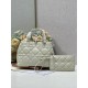 DIOR Medium Dior Toujours Bag White & Gold-tone Hardware