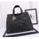 DIOR Large Dior Toujours Bag Black 