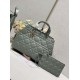 DIOR Large Dior Toujours Bag Stone Gray