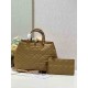 DIOR Large Dior Toujours Bag Medium Tan