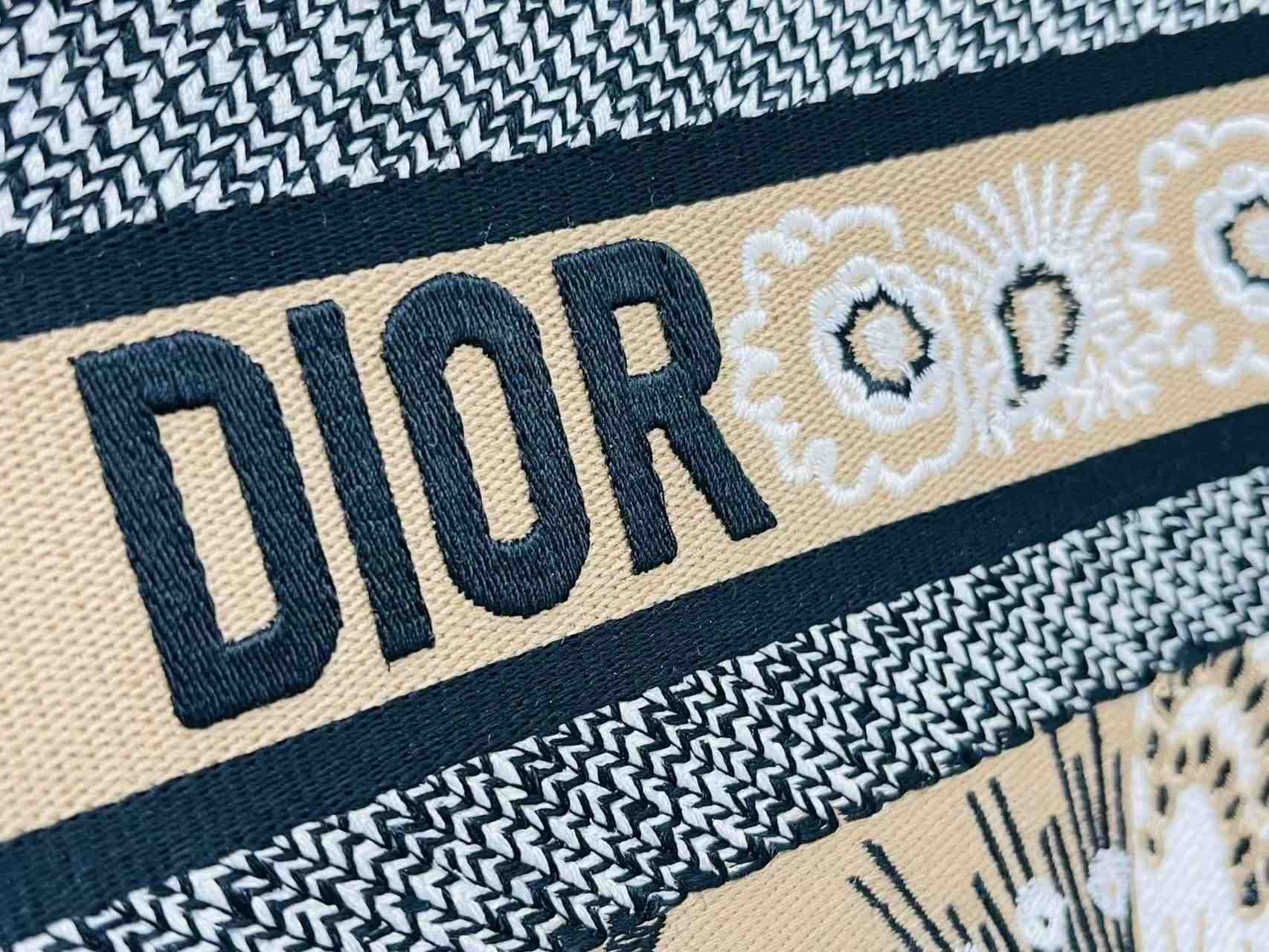 DIOR Large Book Tote  Butterfly Bandana Embroidery