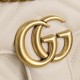 GUCCI GG Marmont Mini Shoulder Bag White leather