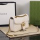 GUCCI GG Marmont Small Shoulder Bag White leather