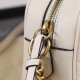 GUCCI GG Marmont Small Matelasse Shoulder with zip White leather