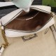 GUCCI GG Marmont Small Matelasse Shoulder with zip White leather