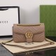 GUCCI GG Marmont Small Shoulder Bag dusty pink leather