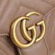 GUCCI GG Marmont Small Shoulder Bag dusty pink leather