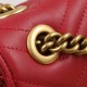 GUCCI GG Marmont Mini Shoulder Bag Red leather