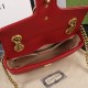 GUCCI GG Marmont Mini Shoulder Bag Red leather