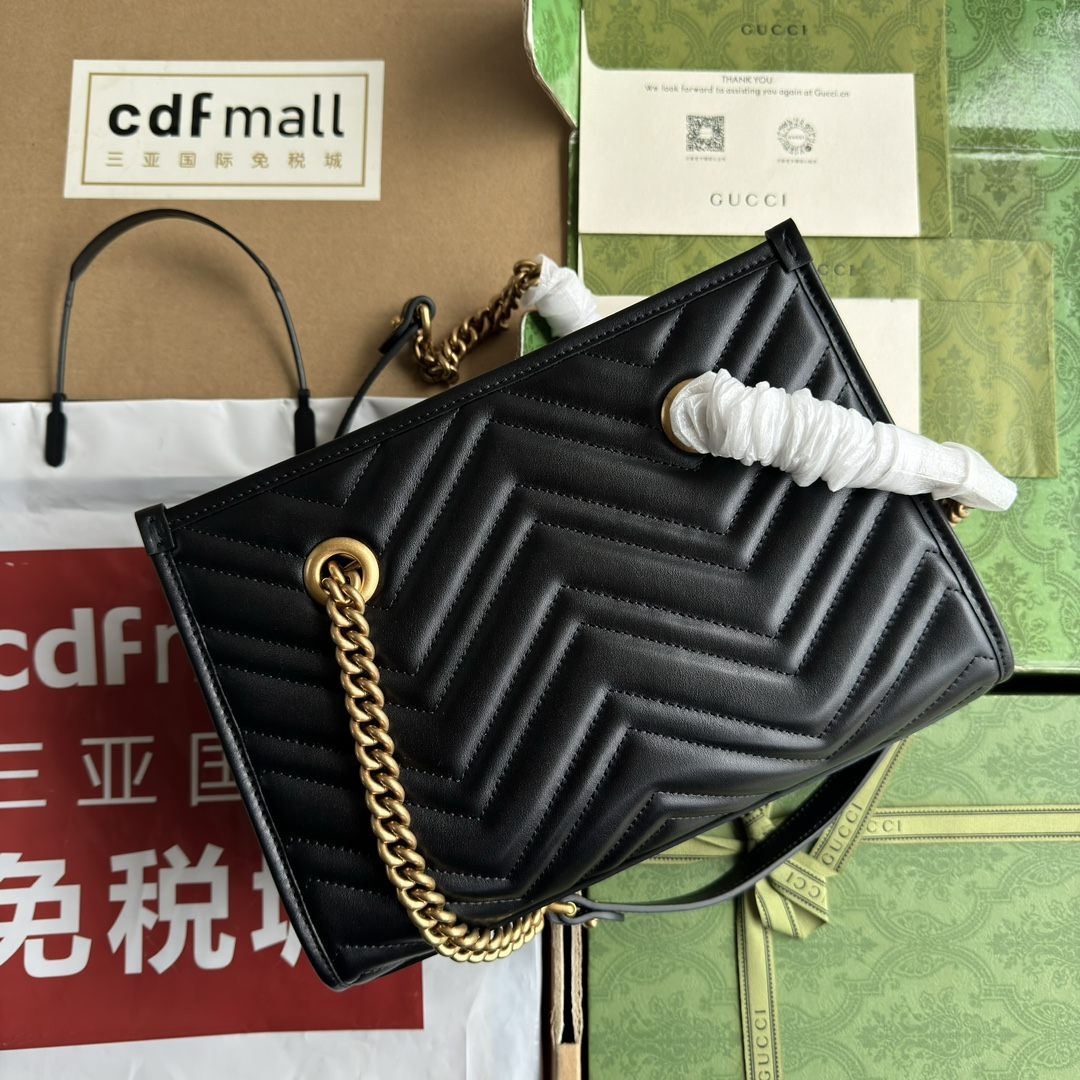 GUCCI Marmont Small Tote Black