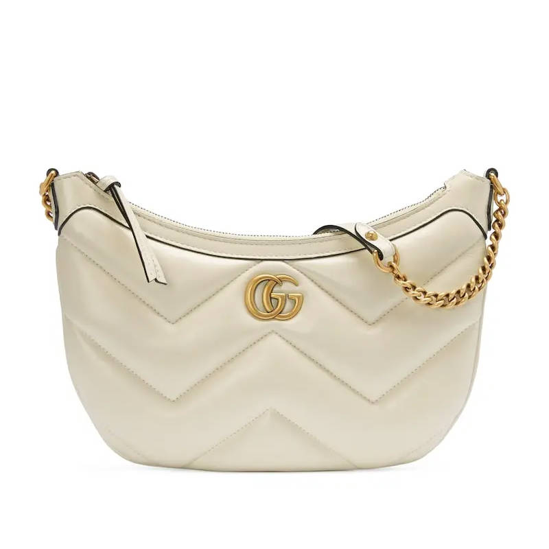 GUCCI Marmont Small Shoulder Bag White