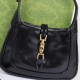 GUCCI Jackie 1961 Mini Shoulder Bag Black Leather