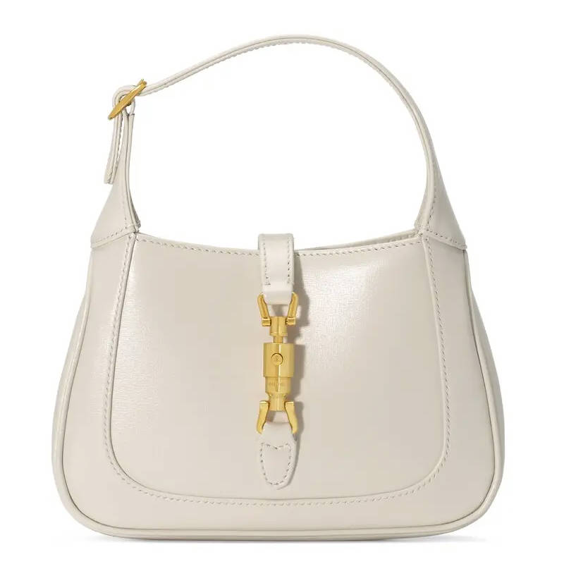 GUCCI Jackie 1961 Mini Shoulder Bag White Leather