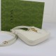 GUCCI Jackie 1961 Mini Shoulder Bag White Leather