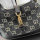 GUCCI Jackie 1961 Mini Shoulder Bag Monogram Black