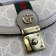 GUCCI Ophidia Mini Shoulder Bag Oatmeal leather trim