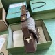 GUCCI Horsebit 1955 Small Shoulder Brown leather trim