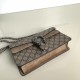 GUCCI Dionysus Small Rectangular Bag Taupe suede