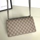 GUCCI Dionysus Small Rectangular Bag Taupe suede