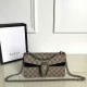 GUCCI Dionysus Small Rectangular Bag Black suede