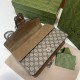 GUCCI Dionysus Small GG Shoulder Bag Taupe suede 