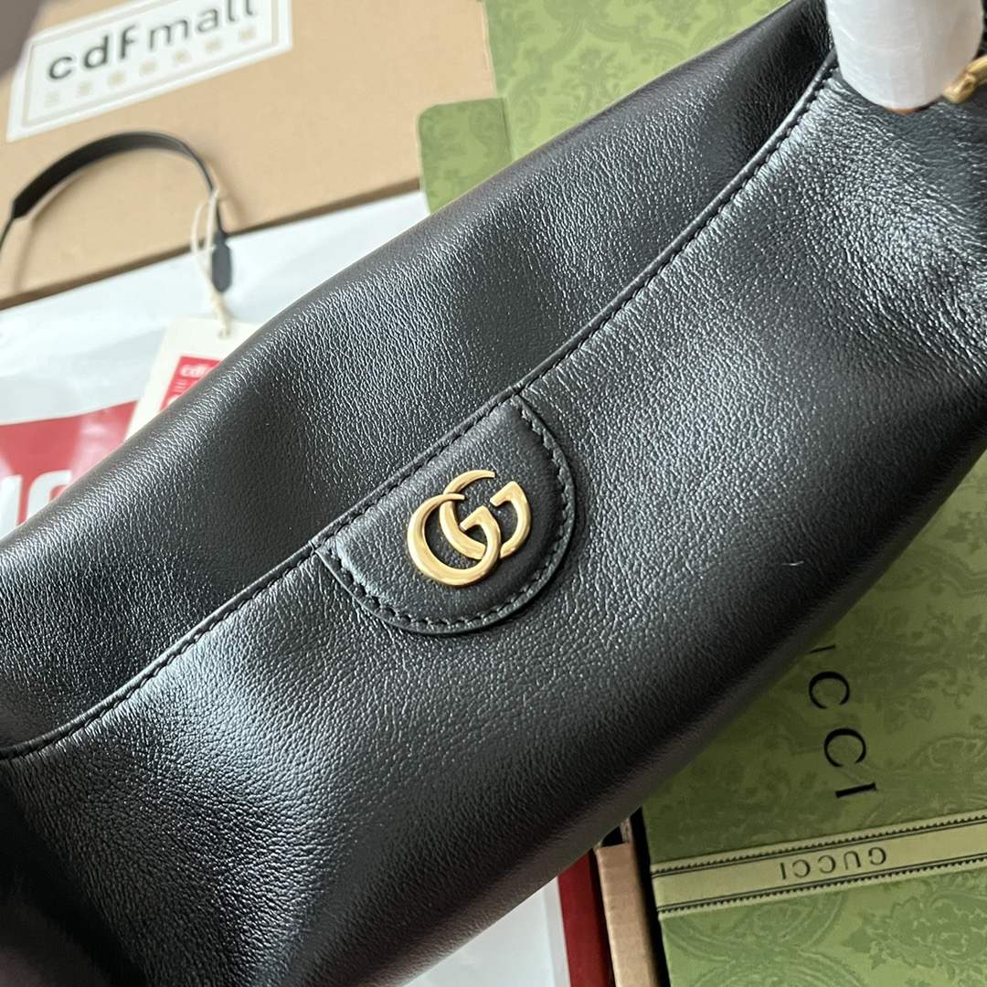 GUCCI Diana Medium Shoulder Bag Black