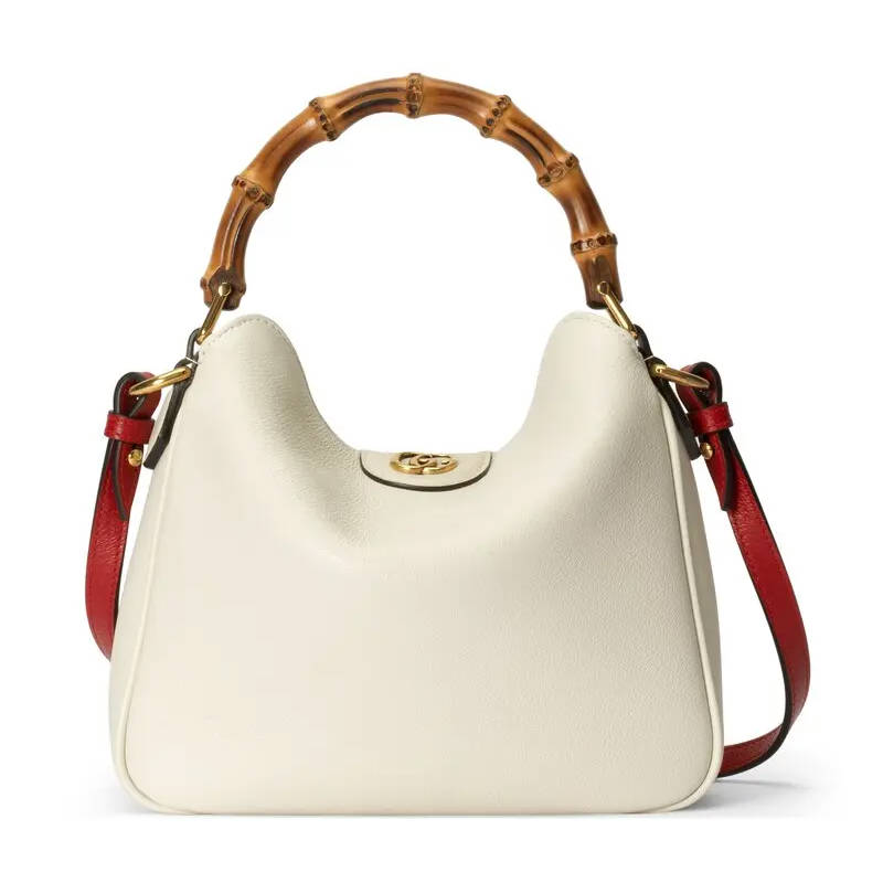 GUCCI Diana Small Shoulder Bag White