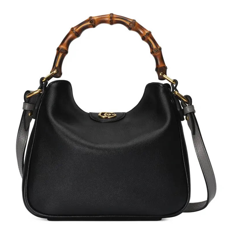 GUCCI Diana Small Shoulder Bag Black