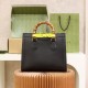 GUCCI Diana Small Tote Bag Black