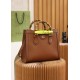 GUCCI Diana Small Tote Bag Brown