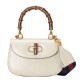 GUCCI Bamboo 1947 Small Top Handle Bag White