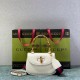 GUCCI Bamboo 1947 Small Top Handle Bag White