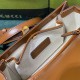 GUCCI Bamboo 1947 Small Top Handle Bag Brown