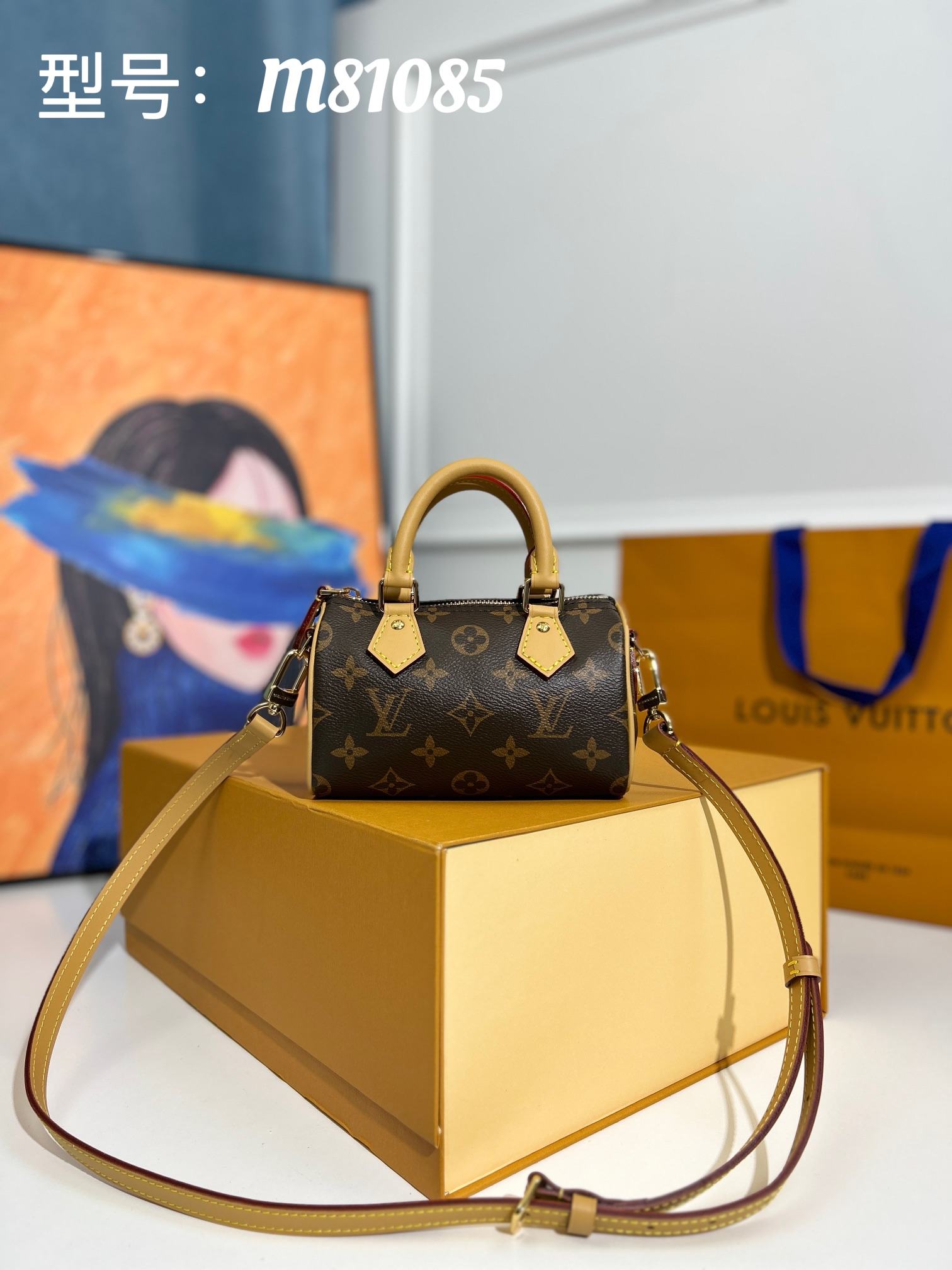 LOUIS VUITTON Nano speedy Monogram